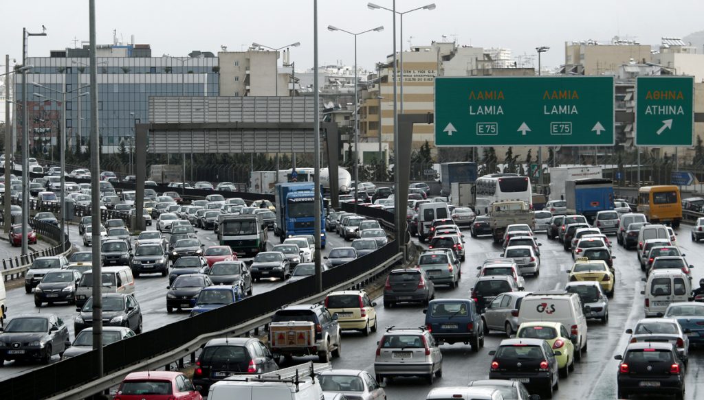 κίνηση στους δρόμους