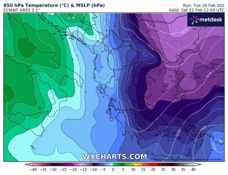 Καιρός: Ενεργοποιείται το Aegean Lake Effect – Τι θα φέρει στην Αθήνα