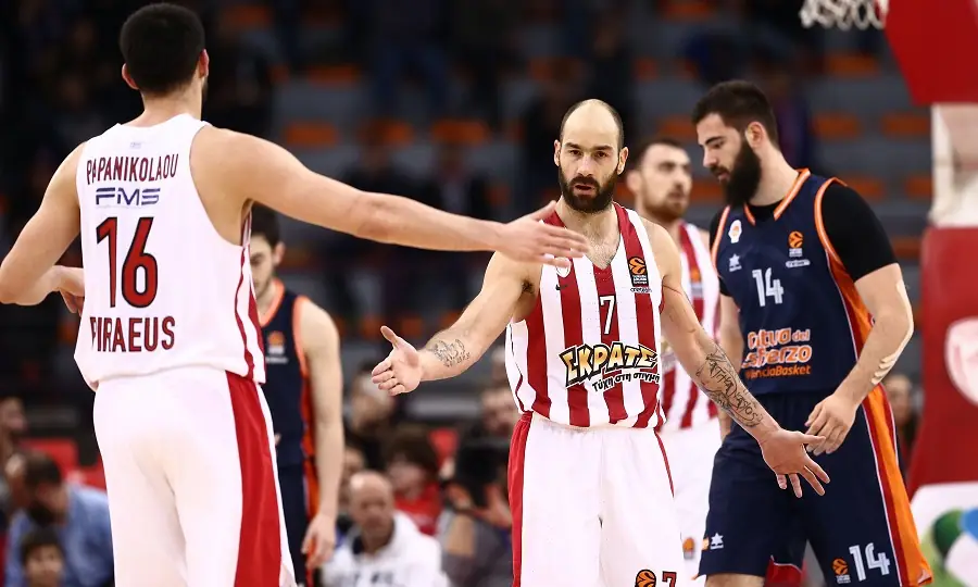 Euroleague: Ο Σπανούλης έσωσε τον Ολυμπιακό, 80-70 τη Βαλένθια