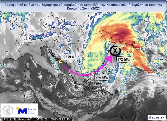 Η πρόγνωση - σοκ για τον καιρό που δεν είδε κανεις