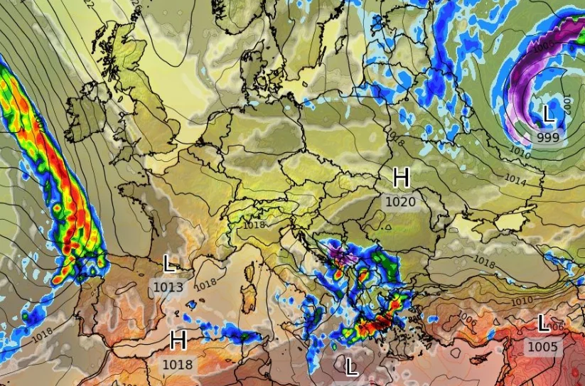 Καιρός: Το GFS προειδοποιεί για κακοκαιρία – Τι δείχνει η αμερικανική πρόγνωση